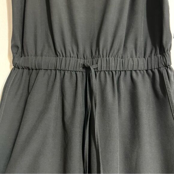 Abercrombie & Fitch Black Travelers Sleeveless Jumpsuit Size Small Tall - Picture 2 of 8